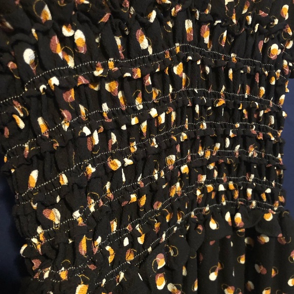 Max Studio wide leg romper with stretchy cinched waist - Picture 5 of 6